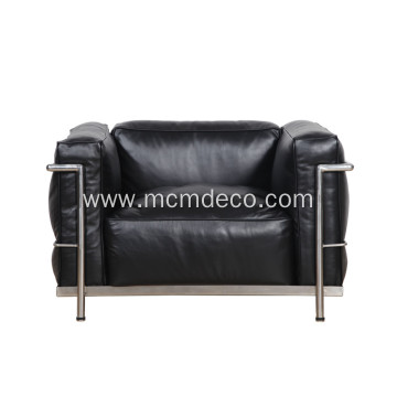 LC3 Grand Modele Leather Single Sofa